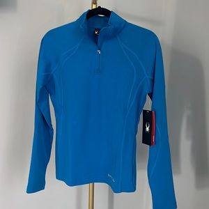 Ladies Spyder 3/4 zip pullover
